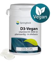 Springfield D3-Vegan 3000IU Capsules