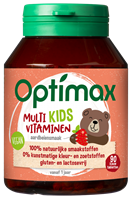 Optimax Multi Kids Vitaminen Aardbei Kauwtabletten