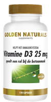 Golden Naturals Vitamine D3 25mcg Capsules