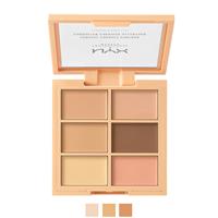 NYX Professional Makeup 3C Conceal, Correct, Contour Concealer Palette  9 g Nr. 01 - light