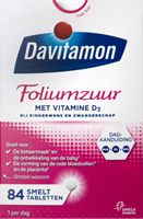 Davitamon Foliumzuur met Vitamine D3 Smelttabletten