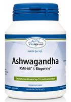 Vitakruid Ashwagandha ksm-66 & bioperine 60 vegetarische capsules