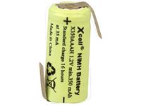 X1/2AAAH-350-LFZ Spezial-Akku 1/2 AAA Z-Lötfahne NiMH 1.2V 350 mAh