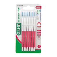 GUM Bi-Direction Interdentalb.1,2 mm pink 6 Stück