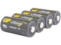 gpbatteries GP Batteries CR123A CR123A Fotobatterij Lithium 1400 mAh 3 V 4 stuk(s)