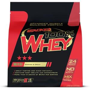Stacker2 100% Whey 454gr Cookies & Cream