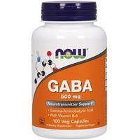 GABA 500mg Now Foods 100v-caps