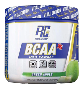 Ronnie Coleman BCAA-XS Powder - 30 servings - Green Apple