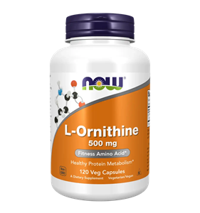 Now Foods L-Ornithine 500mg - 120 v-caps