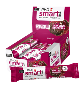 PhD Smart Bar - 12 repen - Dark Choco Raspberry