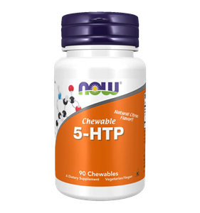 Now Foods 5-HTP 100mg Chewable - 90 chewables - Natural Citrus