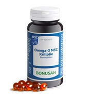 Bonusan Omega-3 MSC Krillolie Softgels