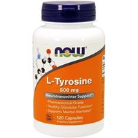 L-Tyrosine 500mg Now Foods 120caps