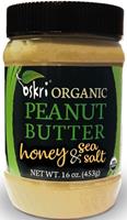 Oskri Organic Peanut Butter Honey Sea Salt