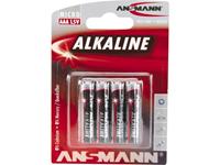 ANSMANN Alkaline Batterie , RED, , Micro AAA, 4er Blister