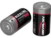 ANSMANN Alkaline Batterie , RED, , Mono D, 2er Blister