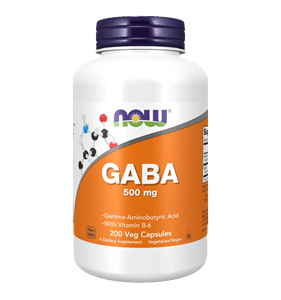 Now Foods GABA 500mg - 200 v-caps