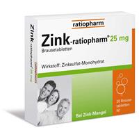 ratiopharm Zink- 25 mg Brausetabletten