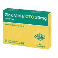 Zink  OTC 20 mg Filmtabletten