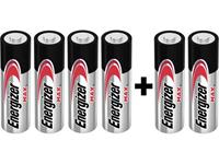 Energizer Max 4+2 AA batterij (penlite) Alkaline 1.5 V 6 stuk(s)