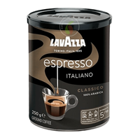 Lavazza Caffe Espresso Italiano Black Tin Filterkoffie 250 gram