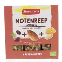 Zonnatura Muesli notenmix reep amandel 3x25g