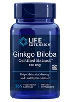 lifeextension Ginkgo Biloba Certified Extract 120 mg (365 Veg Capsules) - Life Extension