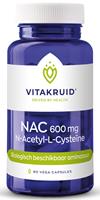Vitakruid NAC 600mg n-acetyl-l-cysteine 60 vcaps