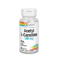 Solaray Acetyl L-carnitine 500 mg 30 vcaps