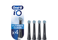 oral-b iO Ultimate Clean Opzetborstel Zwart (4 stuks)