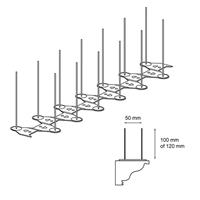 Ecopic gevelbescherming E2 anti-duivenstrip 2 pins