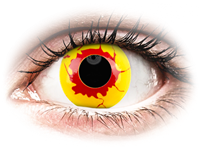Maxvue Vision ColourVUE Crazy Lens - Reignfire - zonder sterkte (2 gekleurde daglenzen)