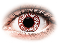 Maxvue Vision ColourVUE Crazy Lens - Blood Shot - zonder sterkte (2 gekleurde daglenzen)