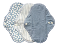 ImseVimse Wasbaar maandverband –  Full Cycle Kit (Design: Denim (blauw))