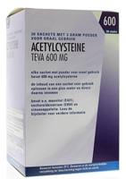 Teva Acetylcysteine 600 mg 30 sachets