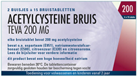 Teva Acetylcysteine 200 mg 30 bruistabl.