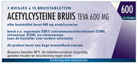 Teva Acetylcysteine 600 mg 30 bruistabl.