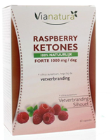 Vianatura Raspberry ketones 1000 vetverbranding 60 Capsules