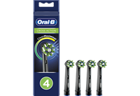 oral-b CrossAction Opzetborstel Zwart met CleanMaximiser  (4 stuks)