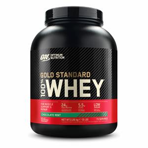 Optimum Nutrition 100% Whey Gold Standard 2270gr Chocolade Mint