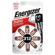 ENERGIZER Hörgerätebatterie 312 8 Stück