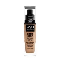 NYX Professional Makeup Can't Stop Won't Stop Full Coverage foundation - Classic Tan CSWSF12