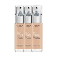 3x L'Oréal True Match Foundation 2.R/ 2.C 30 ml