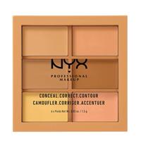 NYX Professional Makeup Conceal, Correct, Contour Palette - Medium 3CP02