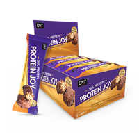 Eiwit voedingssupplement met karamel smaak QNT Protein Joy 36% Low Sugar Crunchy Caramel Cookie Dough