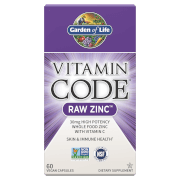 Garden of Life Vitamine Code Raw Zink - 60 Kapseln