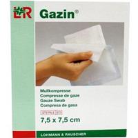 Gazin Kompresse 7,5 cm x 7,5 cm steril 8 lagig