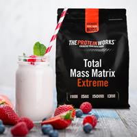 theproteinworks™ Total Mass Matrix Extreme Erdbeer-Sahne