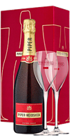 Piper-Heidsieck Champagner Brut Geschenkset inkl. 2 Gläsern Champagne AOP