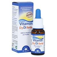Dr. Jacobs Medical VITAMIN D3 ÖL forte Dr.Jacob's Tropfen 20 Milliliter